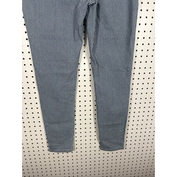 Madewell mid rise 9” skinny railroad stripe jeans size 29 - Picture 7 of 14